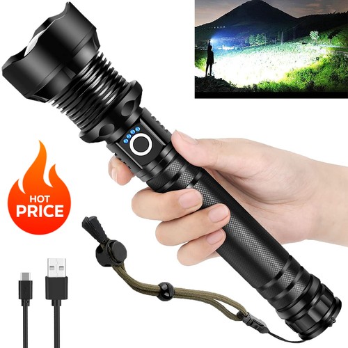 Flashlight 6000 mah - mah, battery