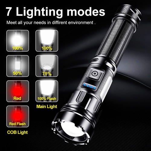 1200000 lumens led flashlight - lumens,